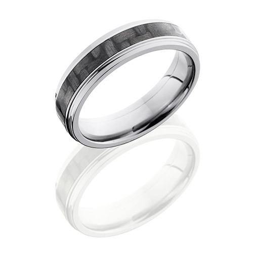Lashbrook Titanium With 3mm Carbon Fiber Inlay Wedding Band - 5thavenuedesigns