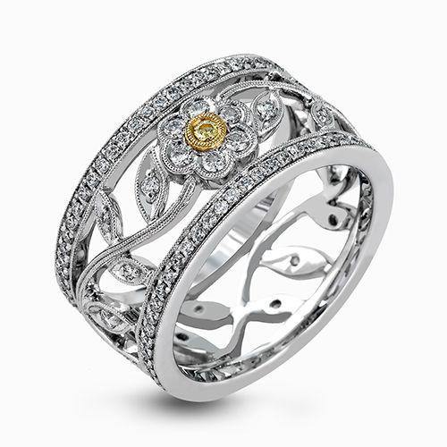Simon G. 18k White Gold Diamond Ring - 5thavenuedesigns
