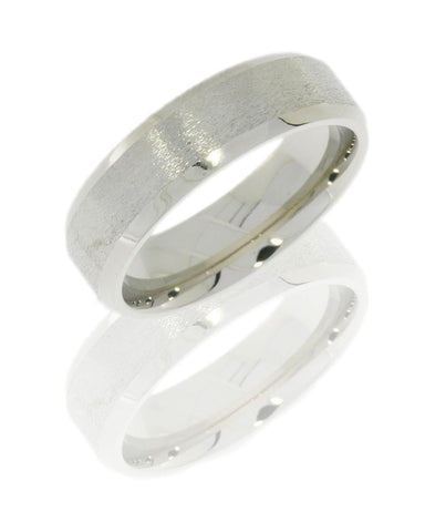 Lashbrook 14K White Gold 6mm Flat Wedding Band - 5thavenuedesigns