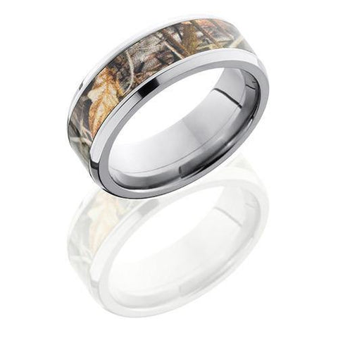 Lashbrook Titanium With Realtree Camo Inlay Wedding Band - 5thavenuedesigns