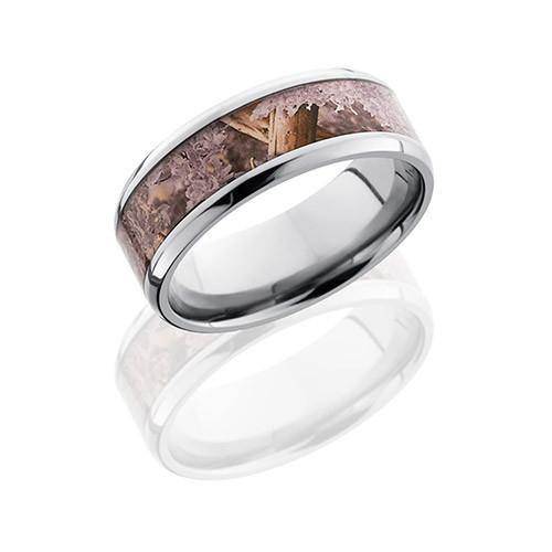 Lashbrook Titanium With Kings Desert Camo Inlay Wedding Band - 5thavenuedesigns
