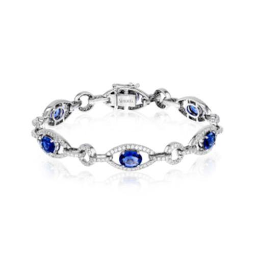 Simon G. 18k White Gold Diamond Bracelet - 5thavenuedesigns