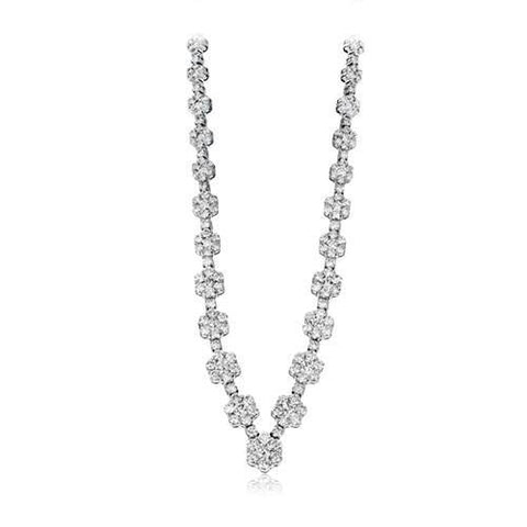 Simon G. 18k White Gold Diamond Necklace - 5thavenuedesigns