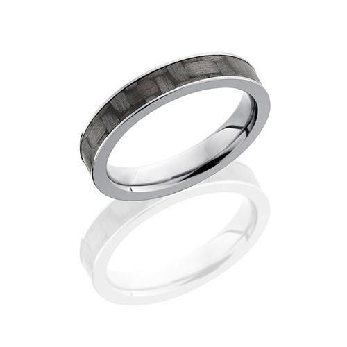 Lashbrook Titanium With 3mm Carbon Fiber Inlay Wedding Band - 5thavenuedesigns